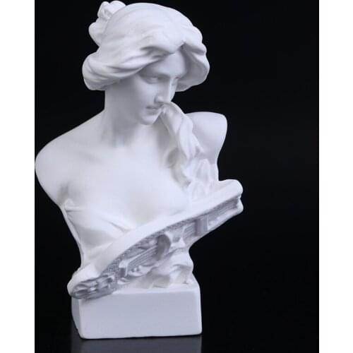 1Pc 7CM Dollhouse Miniature Resin Sculpture Bust Sculpture Dollhouse Ornaments New