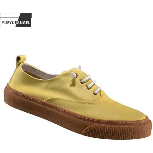 Mens Casual Active Shoes Elastic Band Cowhide Genuine Leather Loafers New Summer Footwear Shallow Breathable Platform Sneakers