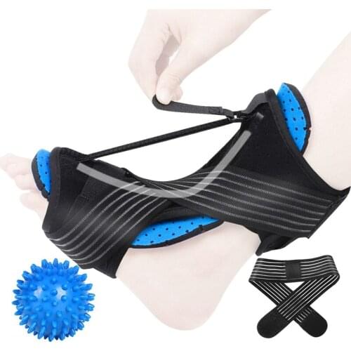 NEW-Blue Night Splint Plantar Fasciitis Night Splint Plantar Fasciitis Relief Adjustable Ankle Brace Plantar Fasciitis