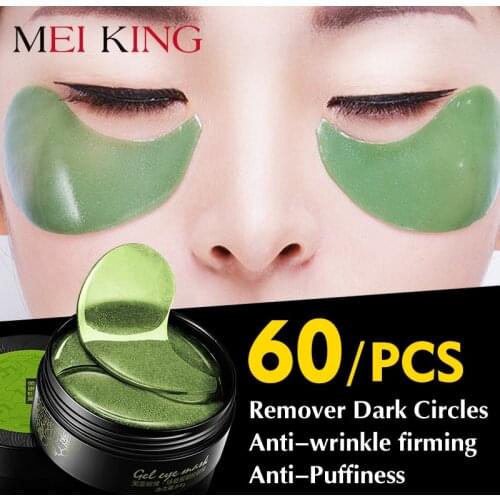 MEIKING Eye Patches 60 Pcs Collagen Crystal Hyaluronic Acid Remover Dark Circles Anti-wrinkle Patches Under The Eyes Of Korea