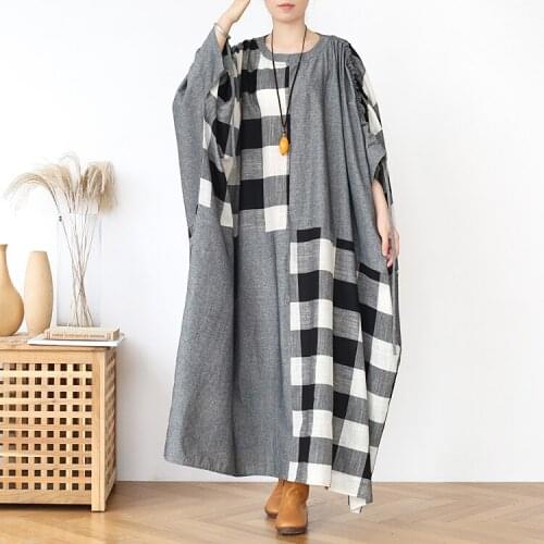 Модные платья в клетку QATURALAN China At AliExpress