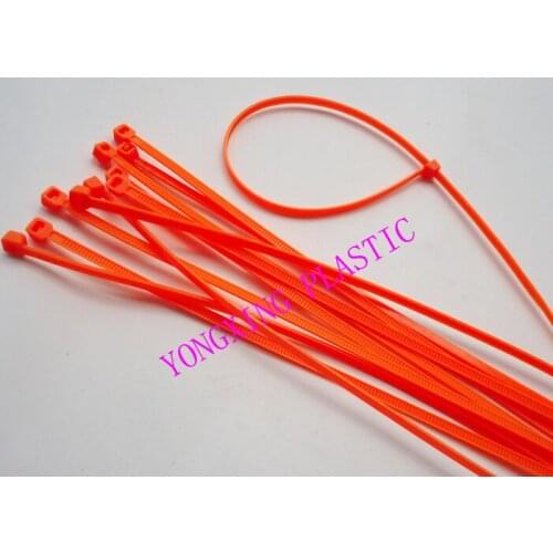 200pcs/bag cable tie 2.0x150 self-locking nylon66 94V-2 Zip tie orange color