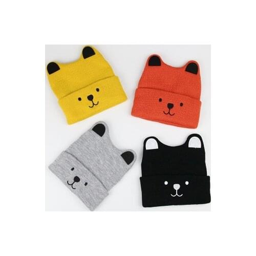 New Baby Beanies Hat Fashion Children Hats For Girls Boys Winter Boy Hats Warm Knitted Kids Cap For Girls Cap 0-2 Y