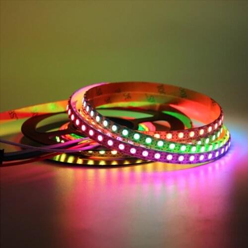 Narrow 4mm 5mm 8mm WS2812B Led Strip light WS2812 5050 3535 RGB Individually Addressable Pixel Stripe S type PCB DC 5V 1/2m