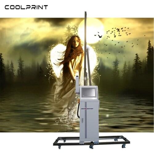 Zeescape Wall Printing Machine 3D Vertical Printer / Digital Varnish Inkjet with UV INK