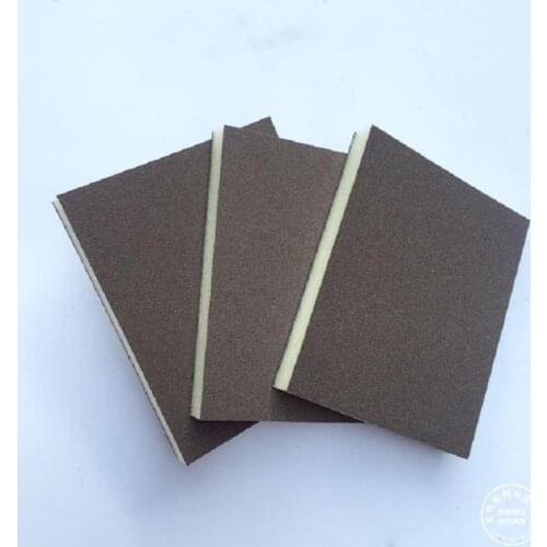 NEW 10pcs Abrasive Foam Sanding Sponge Wood Furniture Wall Arc surface Corner Grinding Hand Tool 120*98*13mm