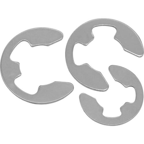 100Pcs DIN6799 304 Stainless Steel M1.2 M1.5 M2 M2.5 M3 M4 M5 M6 M7 M8 M10 Jump Ring Circlip Sake Retainer E Clip Split Washers