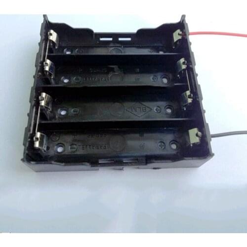 100pcs 3.7V 18650 Battery Storage Box Holder Case For 4x 18650 Rechargeable Batteries container Free Shipping