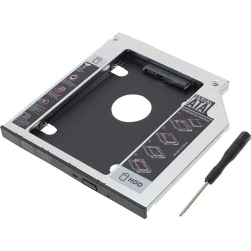 12.7mm SATA 2nd SSD HDD Caddy for ASUS N46v N46vm N46vz U52f U52f-bbl5 X451ma X551ma Hard Disk Drive Caddy