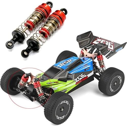 4pcs Metal Shock Absorber Damper Replacement Accessory Fit for WLtoys 144001 1/14 4WD RC Drift Racing Car Parts