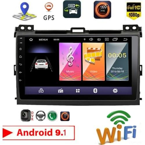 2din Android 9.0 Car Radio Multimidia Video Player Navigation GPS For Toyota LAND CRUISER Prado 120 2004 2005-2009 Head Unit