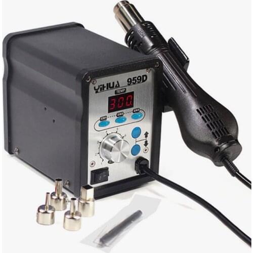 220V 650W YIHUA 959D SMD Digital Hot Air Gun Rework Station Tool for Mobile Phone Repair