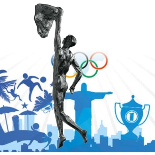 Athlete Abstract Statue Resin Hanging Pendant Sports Man Sculpture Modern Rock Climbing Figures Ornament Wall Decoration