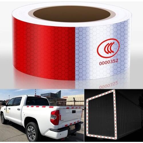 Car Truck Reflective Safety Tape Warning Night Light Waterproof Trailer Reflector Sticker