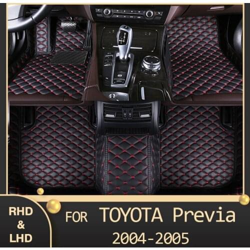 MIDOON Car floor mats for Toyota Previa 2004 2005 Custom auto foot Pads automobile carpet cover