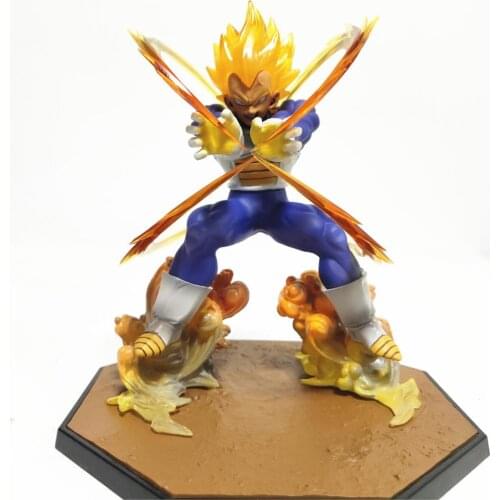 Dragon Ball Vegeta Anime Figures Toys Final Flash Super Saiyan DBZ Model PVC Goku Figuarts Action Figurals Brinquedos Juguetes