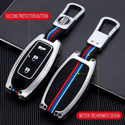 Zinc Alloy Key Cover Case Fob For Nissan Altima Sentra Leaf Versa Murano Pathfinder Rogue Titan GT-R Leaf Key case Accessories