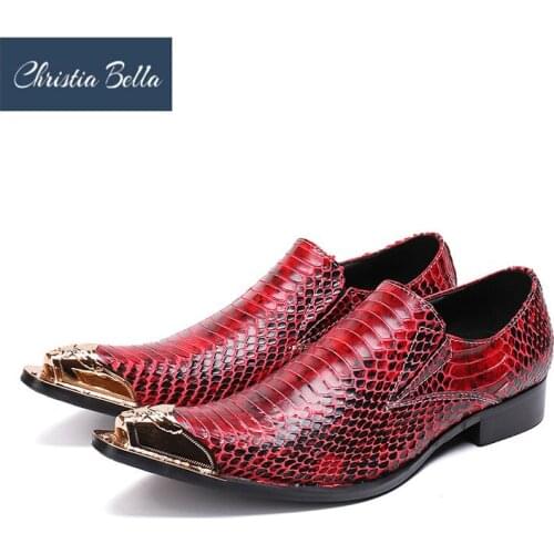 Christia Bella Big Size 38-47 Business Men Oxford Leather Dress Shoes Fashion Business Men Dress Shoes Wedding Shoes