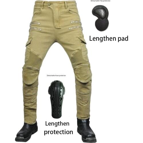 Design Motorcycle Pants Men Moto Jeans Protective Gear Riding Touring Motorbike Trousers Motocross Pants upgrade Protection pad