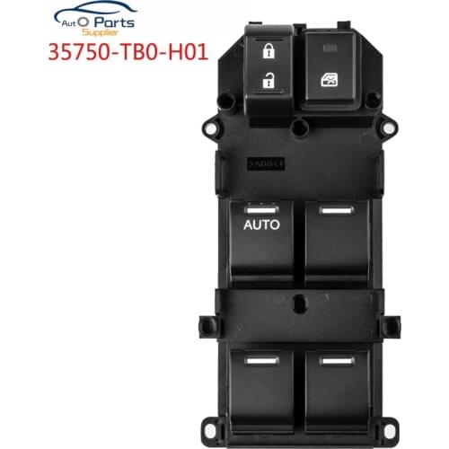 35750-TB0-H01 35750TB0H01 Electric Power Window Lifter Master Control Switch For Honda Accord 2008 -2011