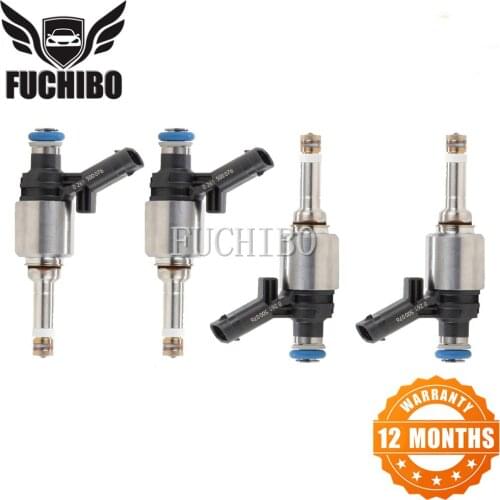 FUCHIBO 4PCS Nozzle Fuel injector 06H906036G For 2008-2017 Audi A3 A4 A5 A6 TT Q5 06H906036P 0261500076,0261500162