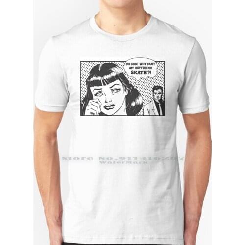 Why Cant My Boyfriend Skate T Shirt 100% Pure Cotton 90s Fresh Prince 80s R B Old School Vintage Cute Prince Funkadelic