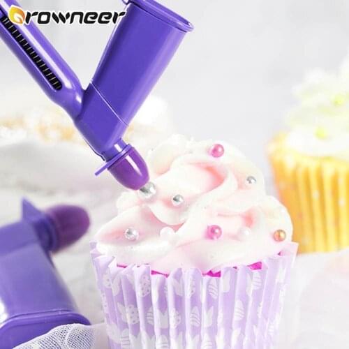 3mm 6mm Pearl Fondant Cake Tools PP Ball Gun Detachable Head Cake Decoration Set Chocolate Sugarcraft DIY Maker Ultra Clay Mold