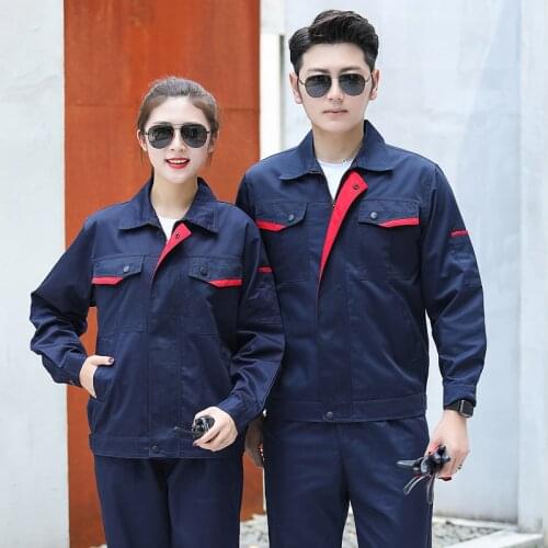 Workclothes suit male wear-resistant factory clothing workshop auto repair clothing tooling site labor protection clothing