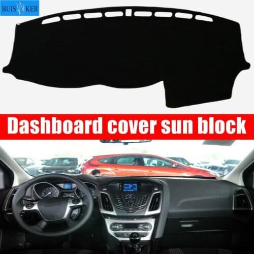 Car Dashboard Cover Dash Mat Dash mat Dash Board Cover Pad Sun Shade For Ford Focus 3 MK3 2012 2013 2014 2015 2016 2017 2018