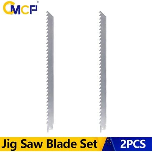 CMCP Jig Saw Blade 2pcs Thickness 1.5mm Jigsaw Blade for Cutting Frozen Foot Meat Bone Stainless Steel Reciprocating Saw Blade