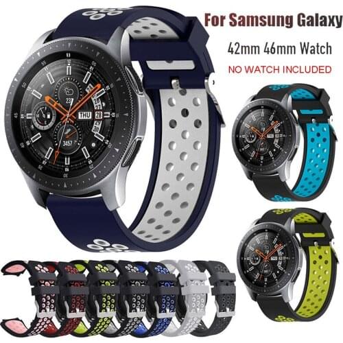 Mayitr Fashion Colorful Replacement Silicone Sport Wrist Band Strap for Samsung Galaxy Watch 42mm/46mm Bracelet Watchband Hot