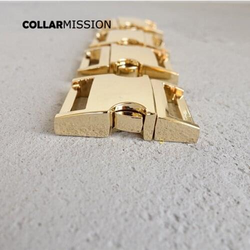 Metal side release curved buckles durable hardware strong security lock puppy cat collars diy parts Zinc Alloy CK20J02