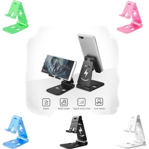 Mobile Phone Holder Tablet Mount Foldable Portable Desktop Stand For IPhone 12 Samsung Huawei P40 Xiaomi 11 Desk Bracket Stand