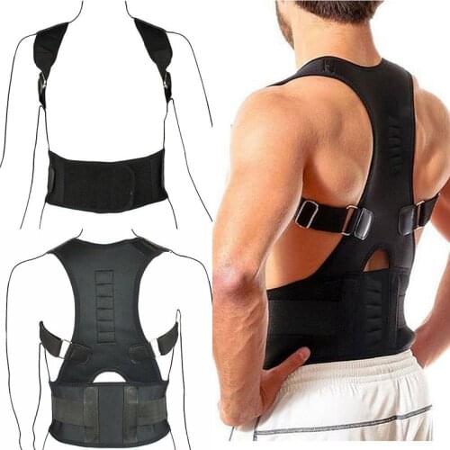 Men Back Clavicle Posture Corrector Belt Straightener Upper Shoulder Brace Support Orthopedic Vest Corset Posture Correction