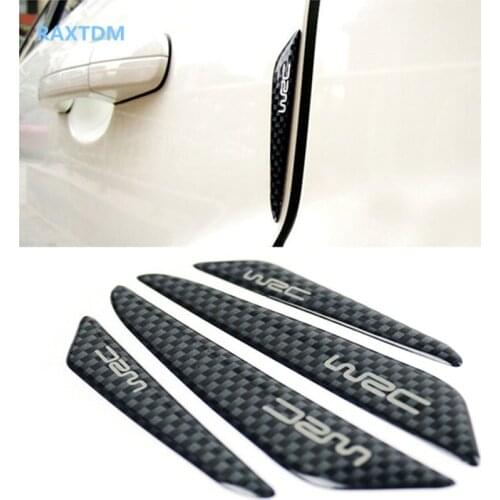Car Door Scuff Sticker Bumper Strip For Mitsubishi Asx Outlander Lancer EX Pajero Evolution Eclipse Grandis