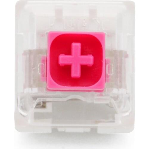 Novelkey Kailh Box Pink Switch RGB SMD pinks Clicky Switches Dustproof Switch For Mechanical keyboard IP56 mx stem