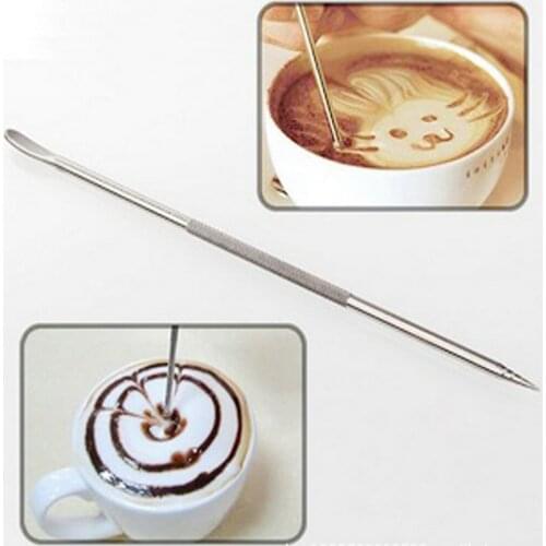 New Coffee Latte Stainless Steel Art Pen Tool Espresso Machine Cafe Home Kitchen stainless steel pitcher