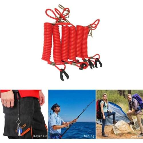 Boat Motor Kill Stop Switch Key Rope Safety Lanyard Tether Waterproof Design for Yamaha Outboard for Honda