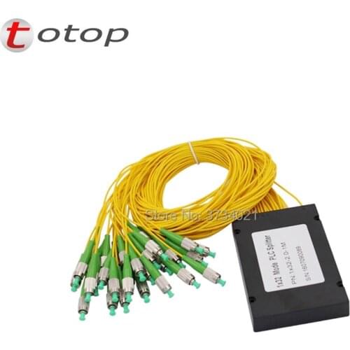 PLC Splitter 1x32 FC APC Singlemode ABS PLC splitter Fiber Optic Fiber Fiber pigtailed FC APC 1260/1650nm wavelength