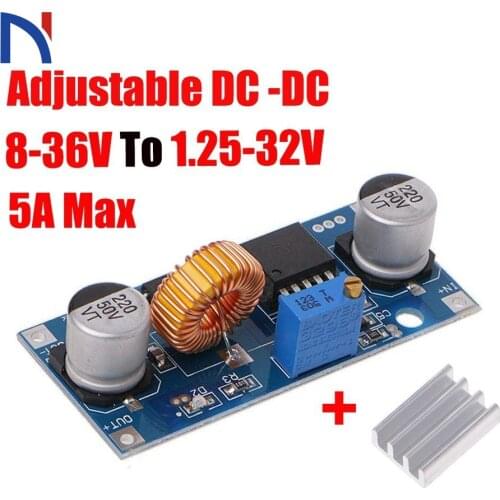XL4015 DC to Dc DC-DC Lithium Battery Step down Charging Board Led Power Converter Lithium Charger Step Down Module 5A 30V