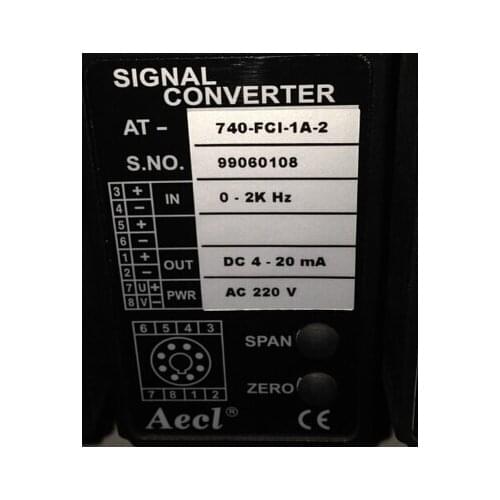 Aecl SIGNAL CONVERTER AT-740-FCI-1A-2 AT740-FCR-11-2 AT-740-IZI-AA-1 AT-740-IZV-A2-2 AT-740-KZ-AA-2 MADE IN TAIWAN