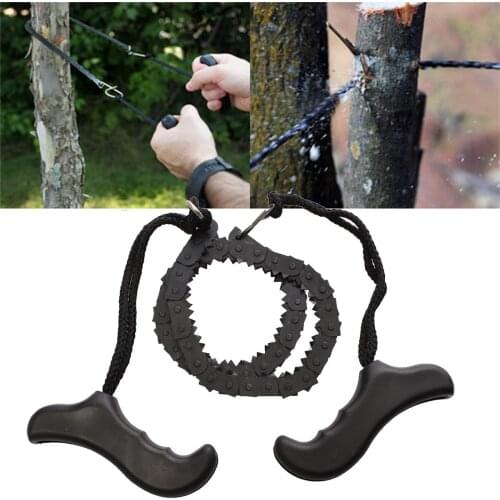 Camping Hiking Emergency Survival Hand Tool Gear Pocket Chain Saw ChainSaw
