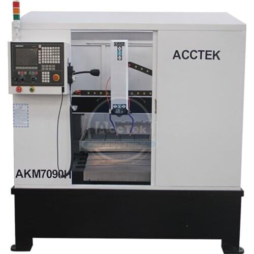 Good quality cnc router engraving machine AKM7090H metal mould machine drilling cnc