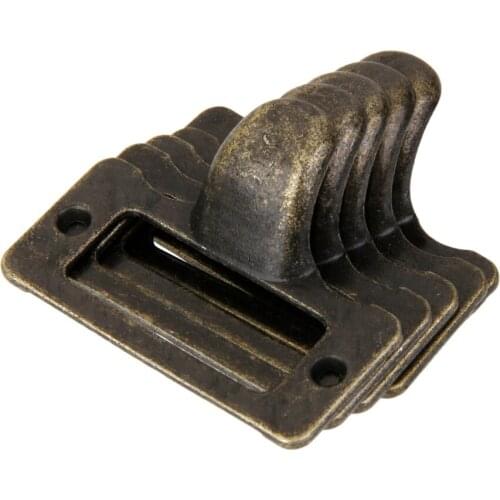 10 X Victorian Style Label Holder Cupboard Drawer Cabinet Door Pull Handle S