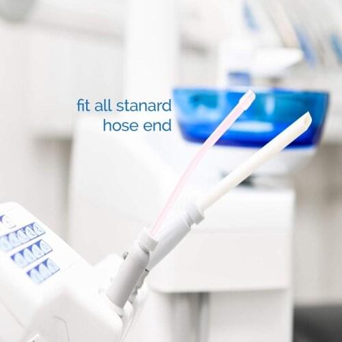 100pcs/bag Disposable HVE High Volume Suction Vented Dental Evacuation Tips