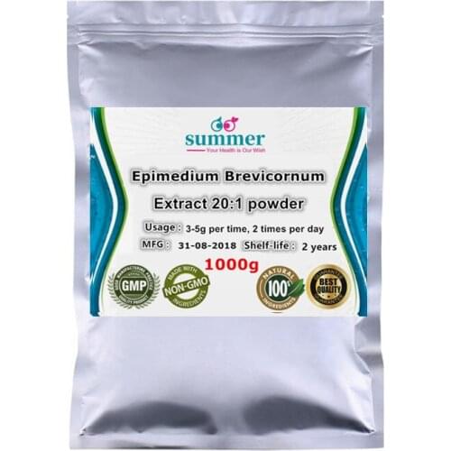 1000g Wild& pure Epimedium Brevicornum Extract Powder 20:1,Epimedium polysaccharide,Epimedium powder,antiaging,immune system