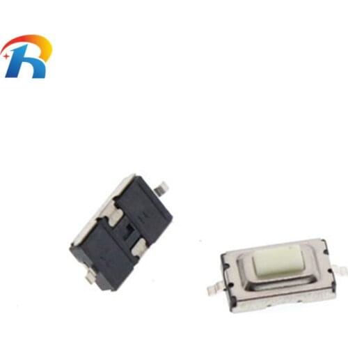 1000pcs 100% NEW Touch Micro Switch 3X6X2.5MM 3*6*2.5 SMD White Button Head