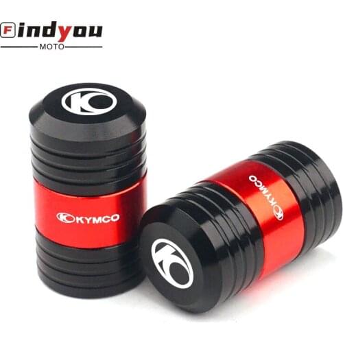 Motorcycle CNC Aluminum Tire Valve Air Port Cover Cap for KYMCO Xciting K-XCT 250 300 400 AK550 CT250 CT300 S400 DOWNTOWN 300i
