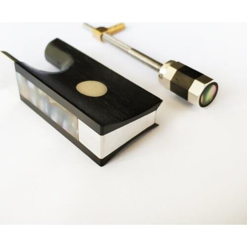 Violin Bow frog Sterling Silver parts and Sterling Sliver eye EB011