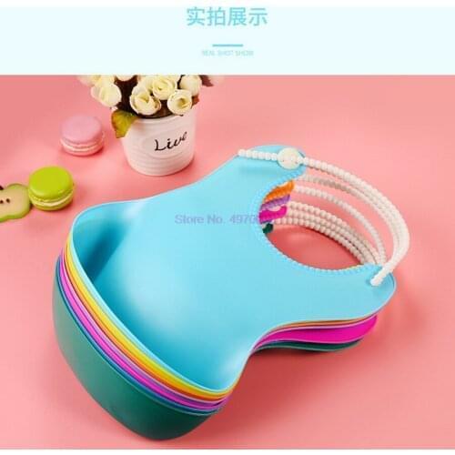 DHL 200pcs Three Dimensional Waterproof Baby Bibs Kids Adjustable Bib Baby Feeding Tools